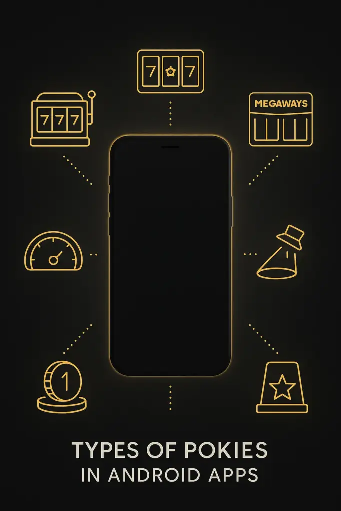 types of pokies android